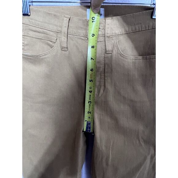 J.Crew 9" Billie Demi Boot Crop Jeans Women's Size 24 Mustard Cotton Blend - Picture 5 of 10